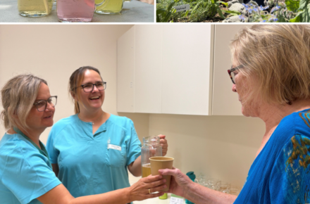 Hausgemachte Limonade bei Anreise - OptimaMed Rehazentrum Aspach
