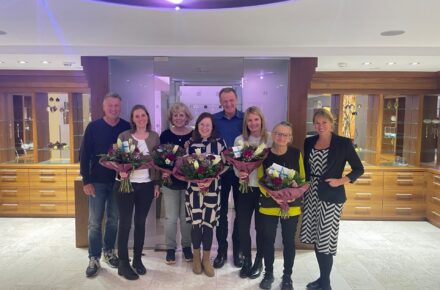 Feier der diesjährigen Dienstjubiläen im Rehabilitationszentrum Aspach