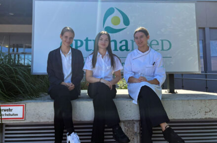 OptimaMed Aspach begrüßt neue Lehrlinge