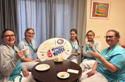 Charity-Punschstand im OptimaMed Rehabilitationszentrum Aspach