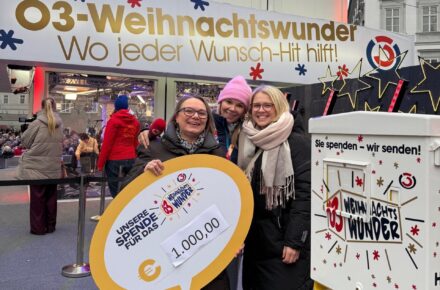 OptimaMed Aspach spendet an das Ö3 Weihnachtswunder