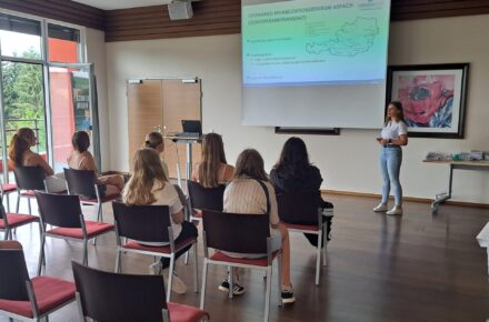 Exkursion der örtlichen Mittelschule ins Rehabilitationszentrum Aspach